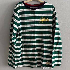 Mini Boden Harry Potter Slytherin Striped Long Sleeve Tee VGUC 7-8Y
